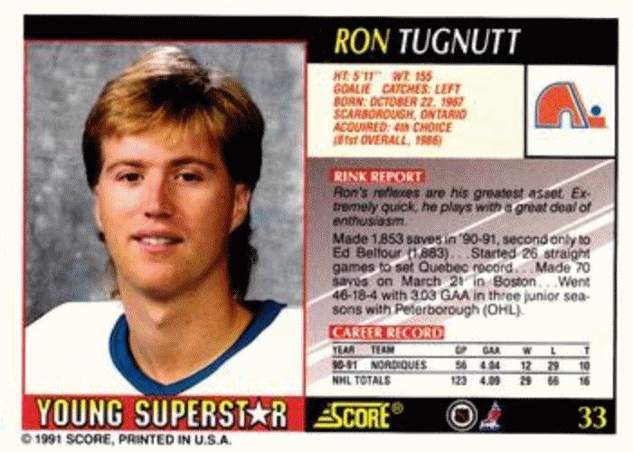 1991-92 Score Young Superstars Hockey 34 Pat Elynuik