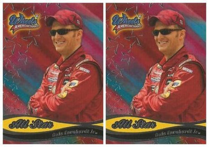 (2) 2005 Wheels American Thunder Racing #38 Dale Earnhardt Jr. All-Star Card Lot