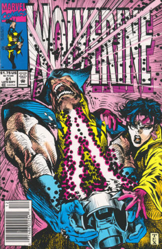 Wolverine #61 Newsstand Cover (1988-2003) Marvel