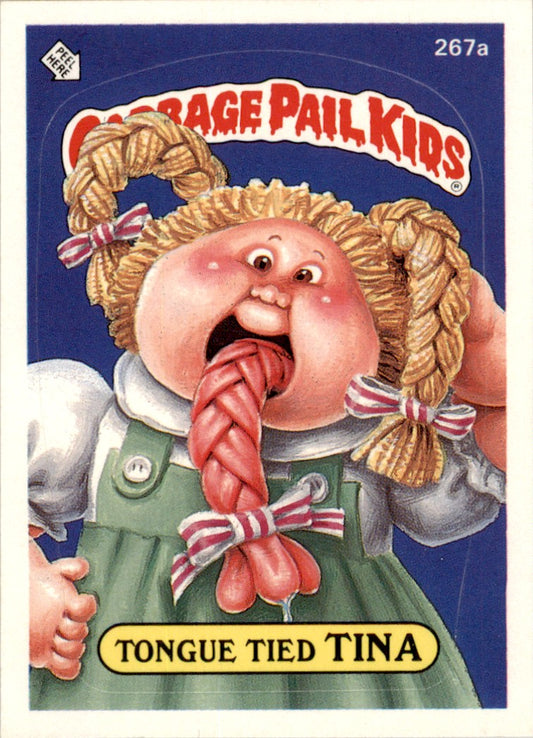 1987 Garbage Pail Kids Series 7 #267a Tongue Tied Tina NM-MT