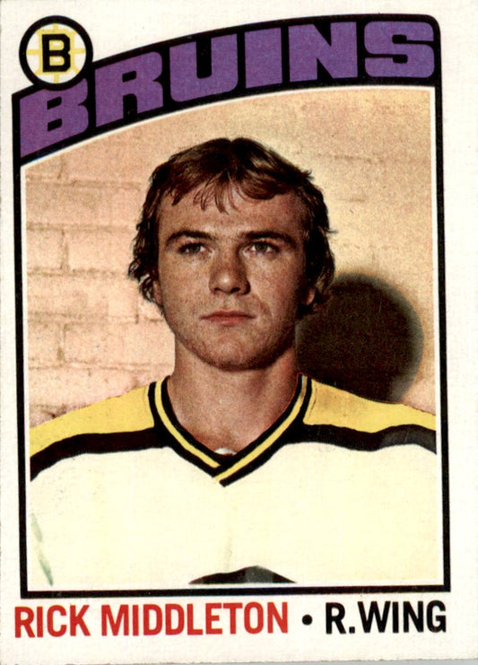 1976 Topps #127 Rick Middleton Boston Bruins VG-EX