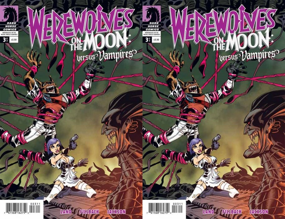 Werewolves on the Moon: Versus Vampires #3 (2009) Dark Horse Comics - 2 Comics