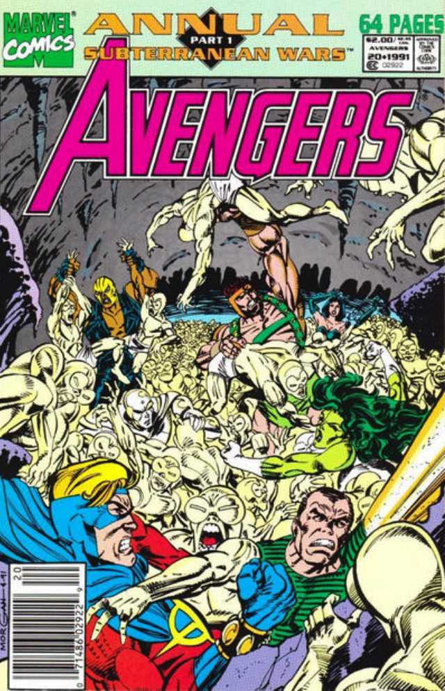 Avengers Annual #20 Newsstand (1967-1994) Marvel Comics