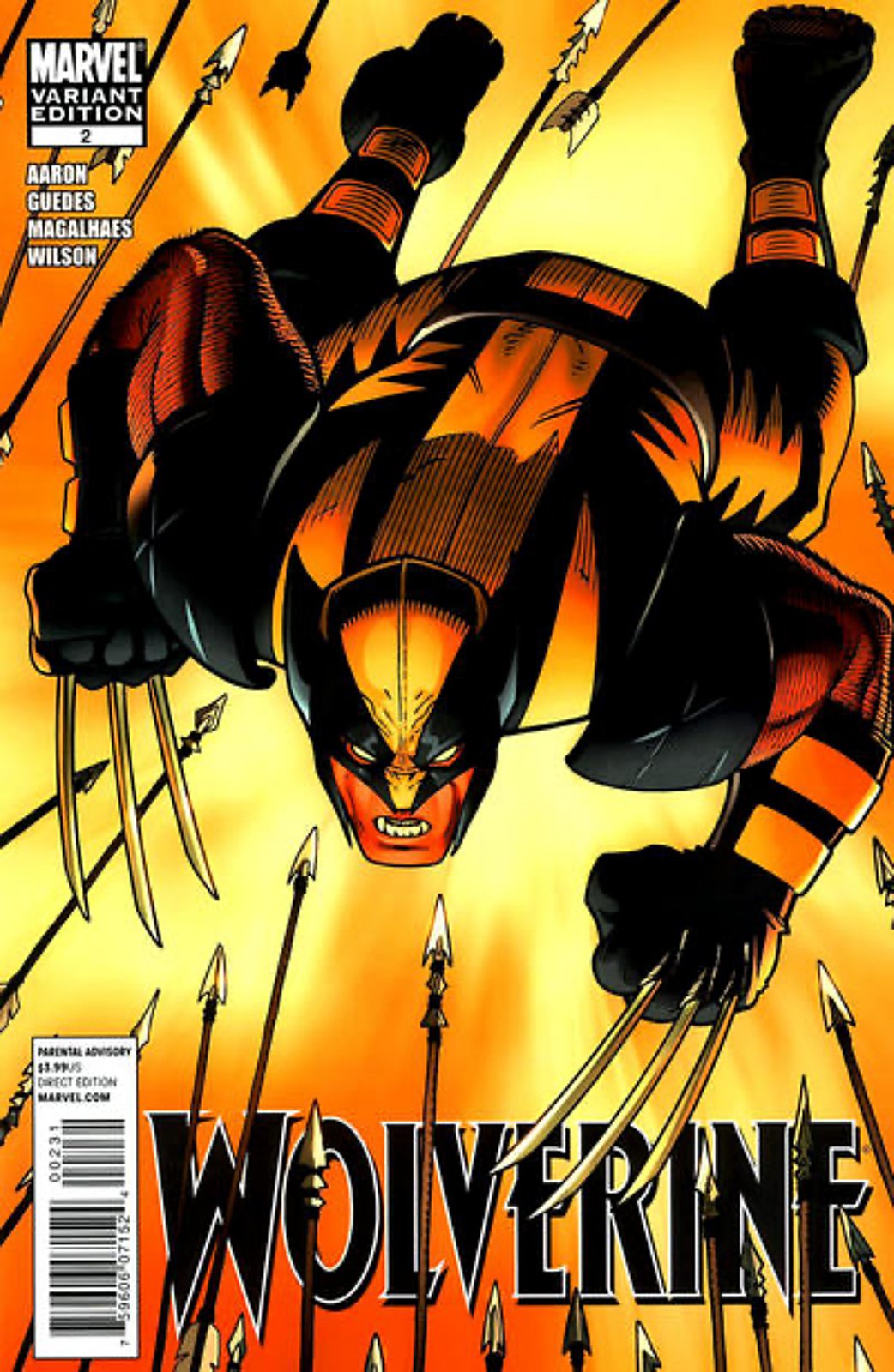 Wolverine #2 Art Adams Variant (2010-2013) Marvel Comics