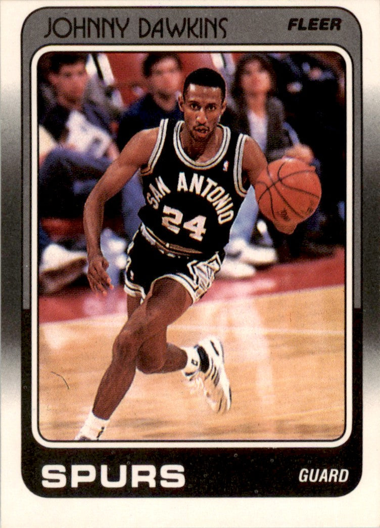 1988 Fleer #104 Johnny Dawkins San Antonio Spurs