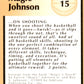 1991 Tuff Stuff Jr. Special Issue NBA FInals #15 Magic Johnson Lakers