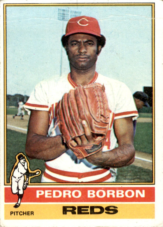 1976 Topps #77 Pedro Borbon Cincinnati Reds GD