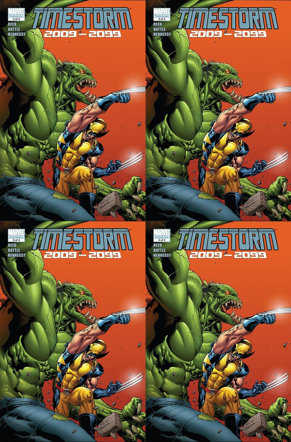 Timestorm 2009-2099 #3 (2009) Marvel Comics - 4 Comics