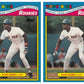 (2) 1988 Topps Toys R' Us Rookies Baseball 14 Sam Horn Lot Boston Red Sox