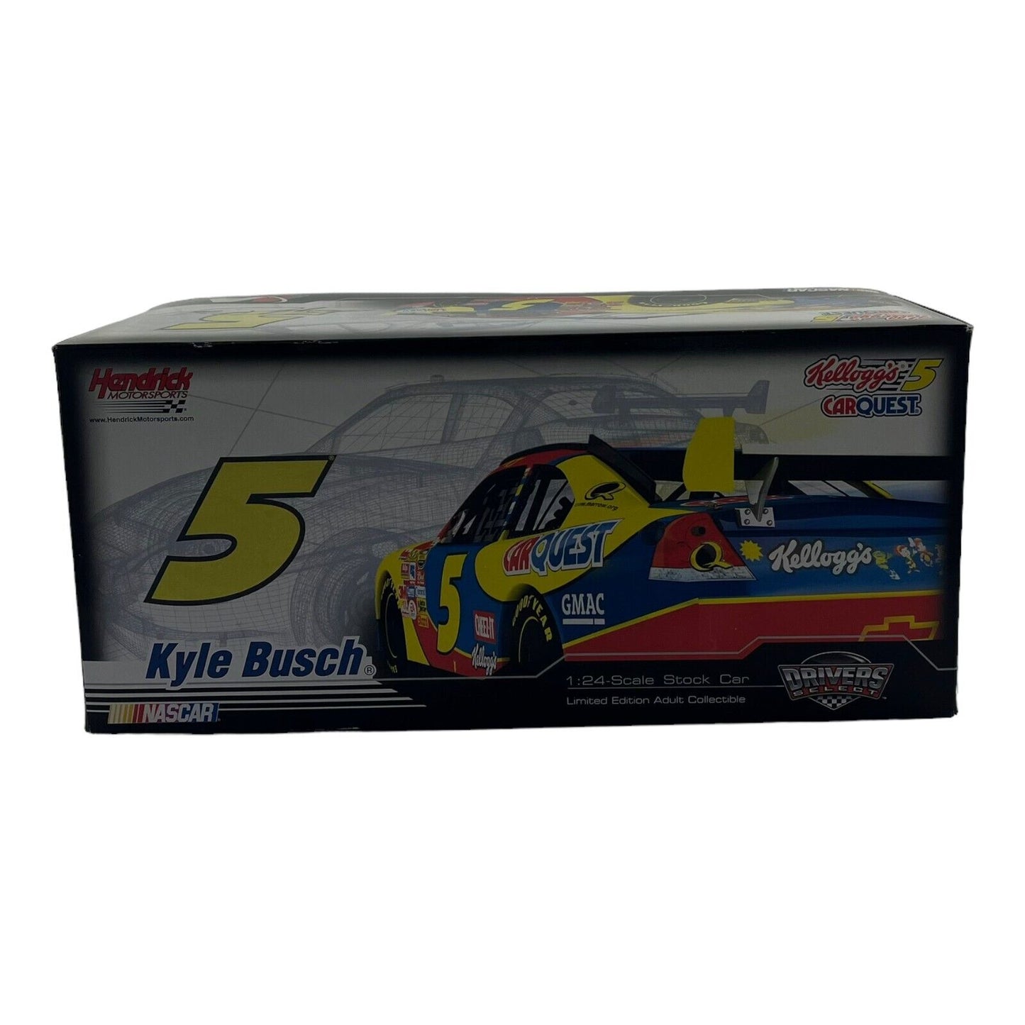 1:24 Scale Kyle Busch #5 Kellogg's Diecast Vehicle Drivers Select 2007 Action