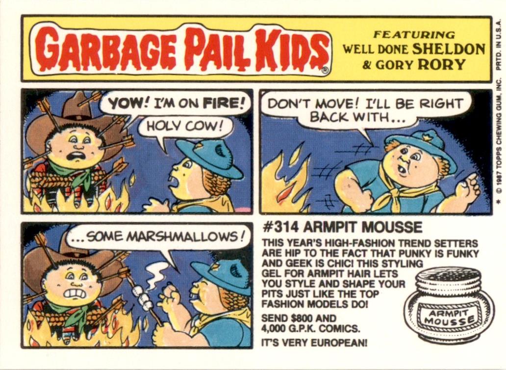 1987 Garbage Pail Kids Series 8 #293a Explorin' Norman NM-MT
