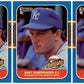 (3) 1987 Donruss Highlights #6 Bret Saberhagen Kansas City Royals Card Lot