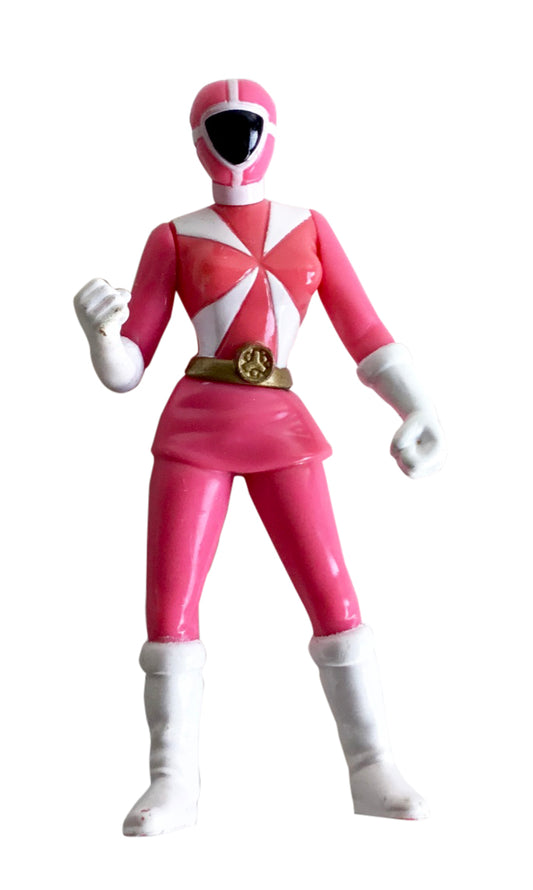 Mighty Morphin Power Rangers McDonald's Pink Power Ranger 4 Inch Figure 2000