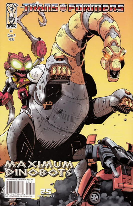 The Transformers: Maximum Dinobots #4A (2008-2009) IDW Comics