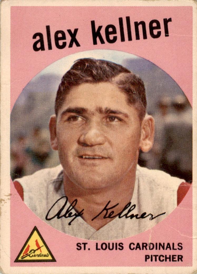 1959 Topps #101 Alex Kellner St. Louis Cardinals GD
