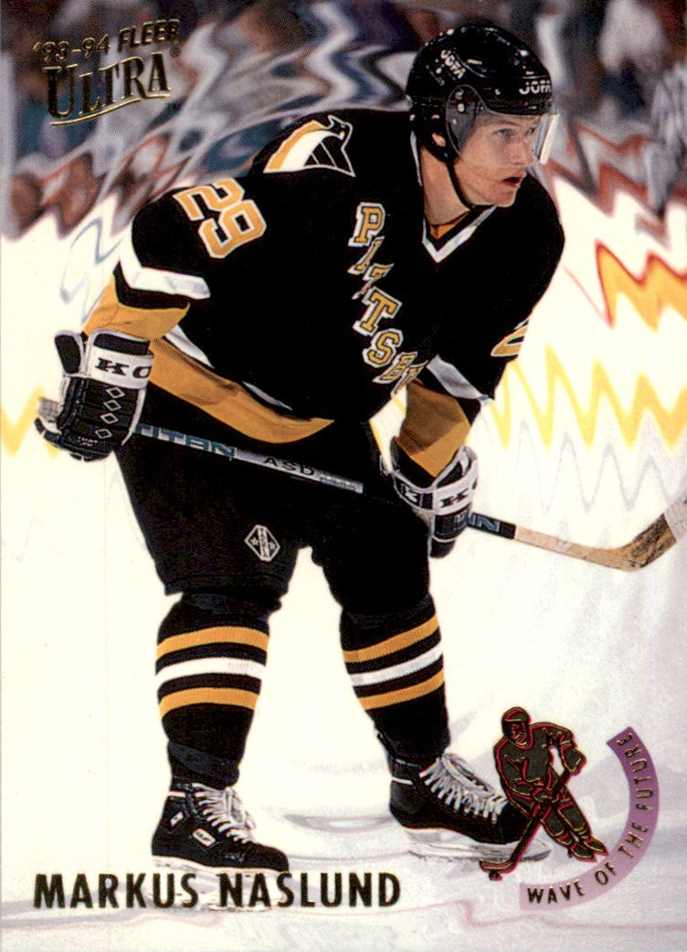 1993 Ultra Wave of the Future #10 Markus Naslund Pittsburgh Penguins