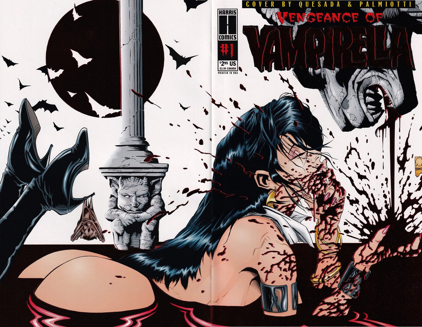 Vengeance of Vampirella #1 Direct Red Foil Cover (1994-1996) Harris Comics