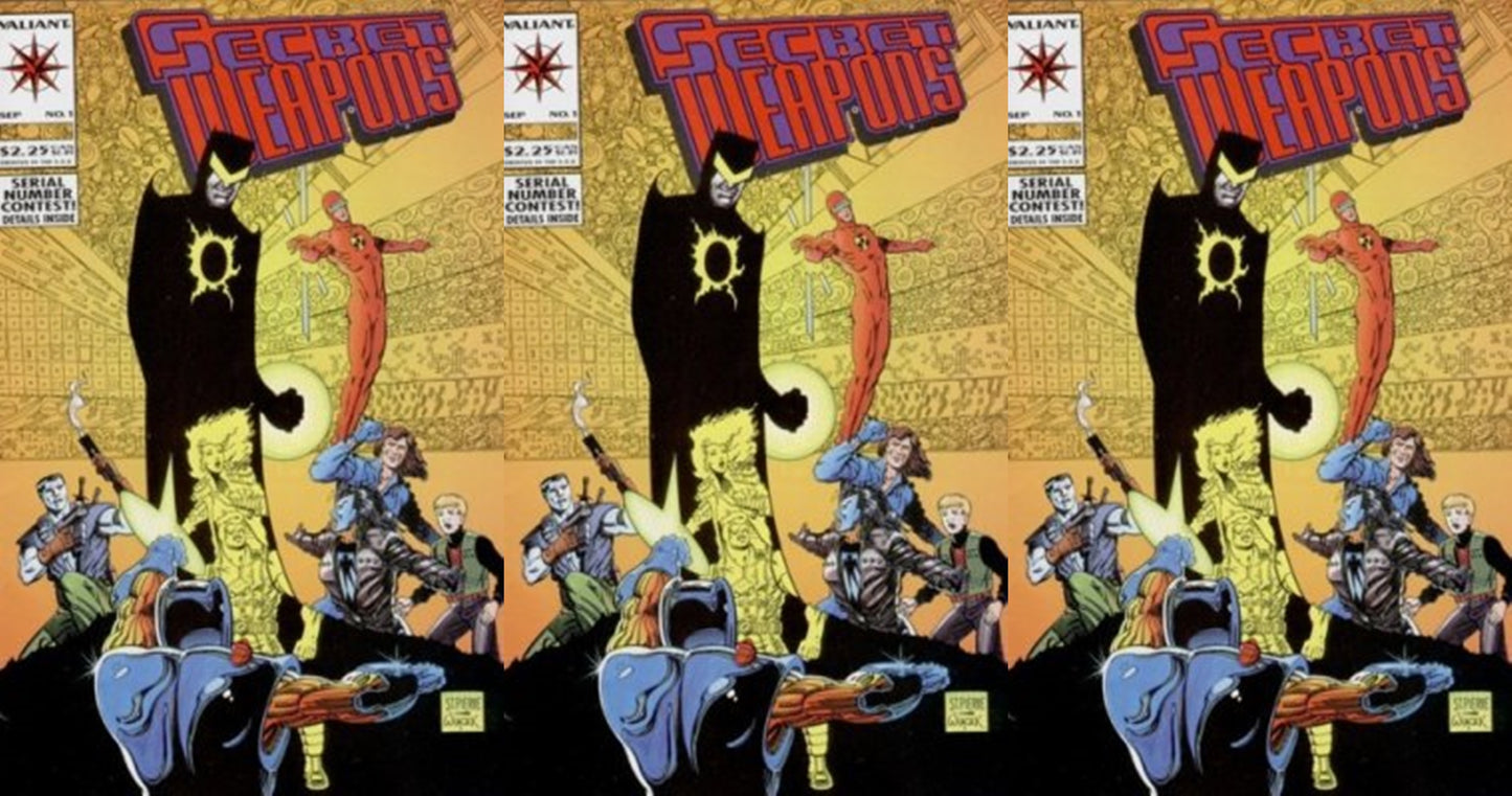 Secret Weapons #1 (1993-1995) Valiant Comics - 3 Comics