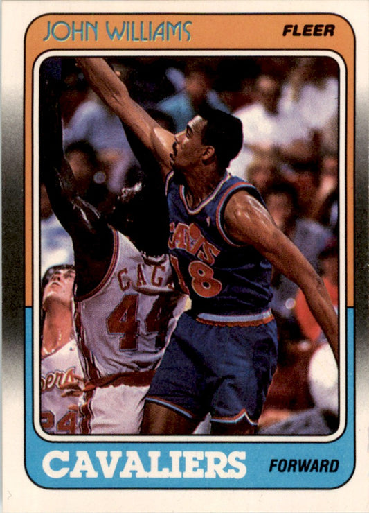 1988 Fleer #26 John Williams Cleveland Cavaliers