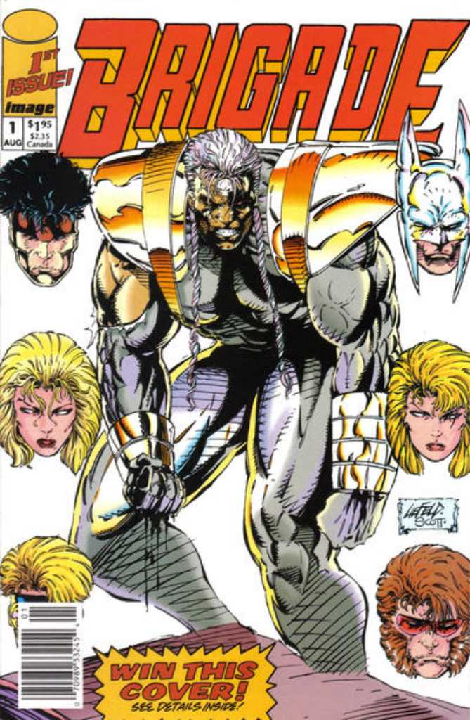 Brigade #1 Newsstand Cover (1992-1993) Image Comics