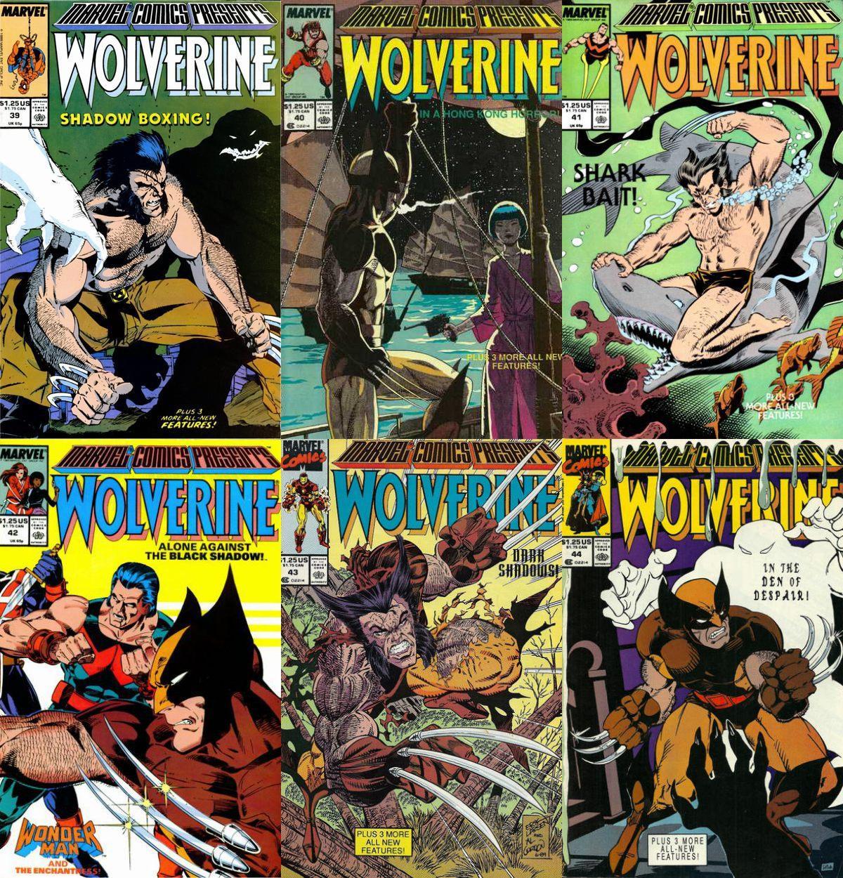 Marvel Comics Presents #39-44 (1988-1995) Marvel Comics - 6 Comics
