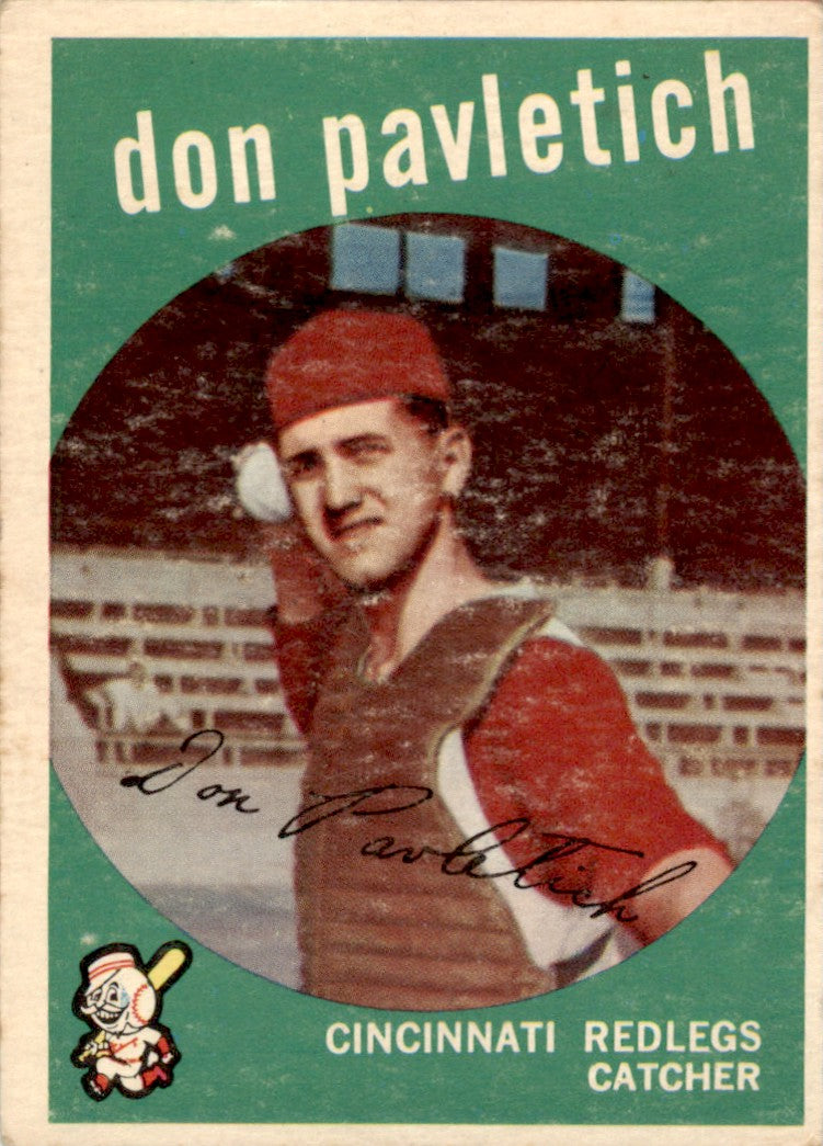 1959 Topps #194 Don Pavletich Cincinnati Redlegs FR