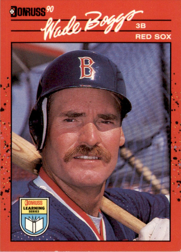 1990 Donruss Learning Series #21 Wade Boggs Boston Red Sox