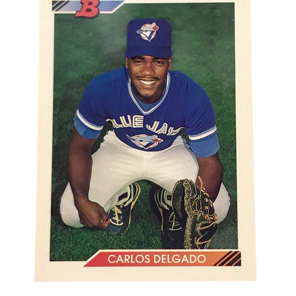 1992 Bowman #127 Carlos Delgado RC Toronto Blue Jays