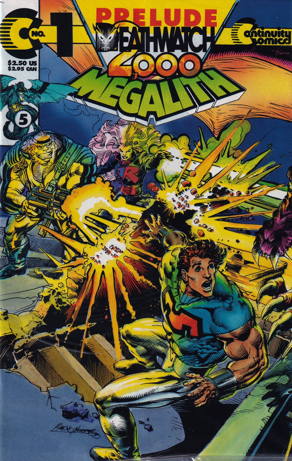 Megalith #1 Direct Edition Polybagged Cover (1993-1994) Continuity