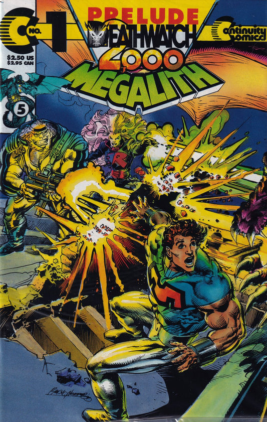 Megalith #1 Direct Edition Polybagged Cover (1993-1994) Continuity Comics