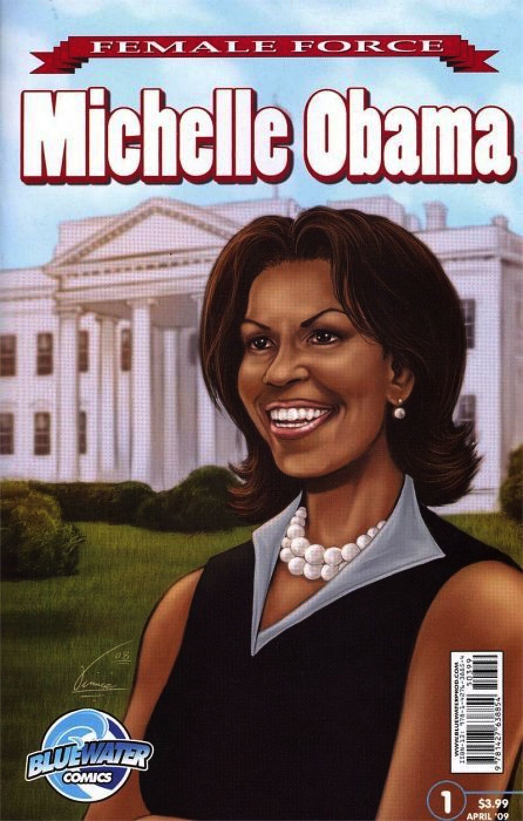 Female Force Michelle Obama #1 (2009) Bluewater