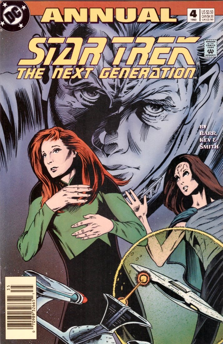 Star Trek: The Next Generation Annual #4 Newsstand (1990-1995) DC Comics