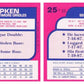 (2) 1988 Topps Toys R' Us Rookies Baseball 25 Billy Ripken Lot Orioles