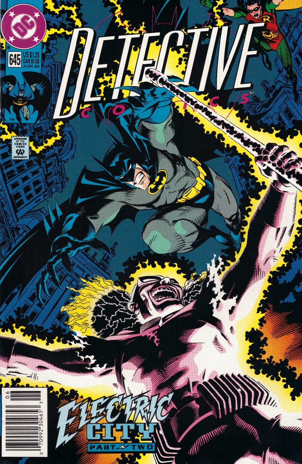 Detective Comics #645 Newsstand (1937-2011) DC Comics