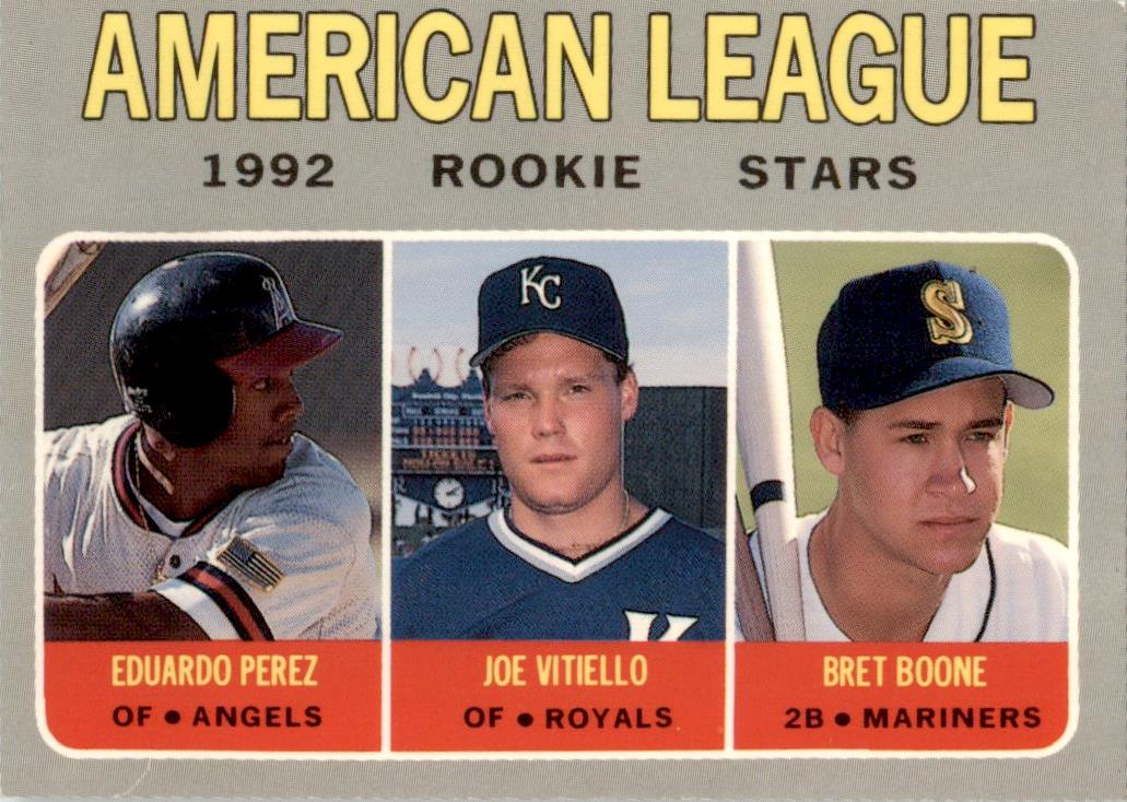1992 Baseball Cards Magazine '70 Topps Replicas #67 Rookie Bret Boone Mariners