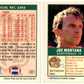 (2) 1989 Pro Set #381 Joe Montana San Francisco 49ers Card Lot