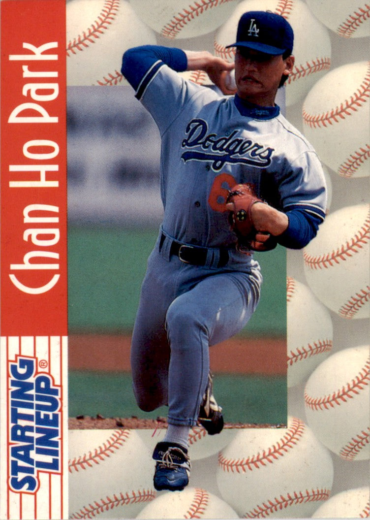 1997 Kenner Starting Lineup Card Chan Ho Park Los Angeles Dodgers