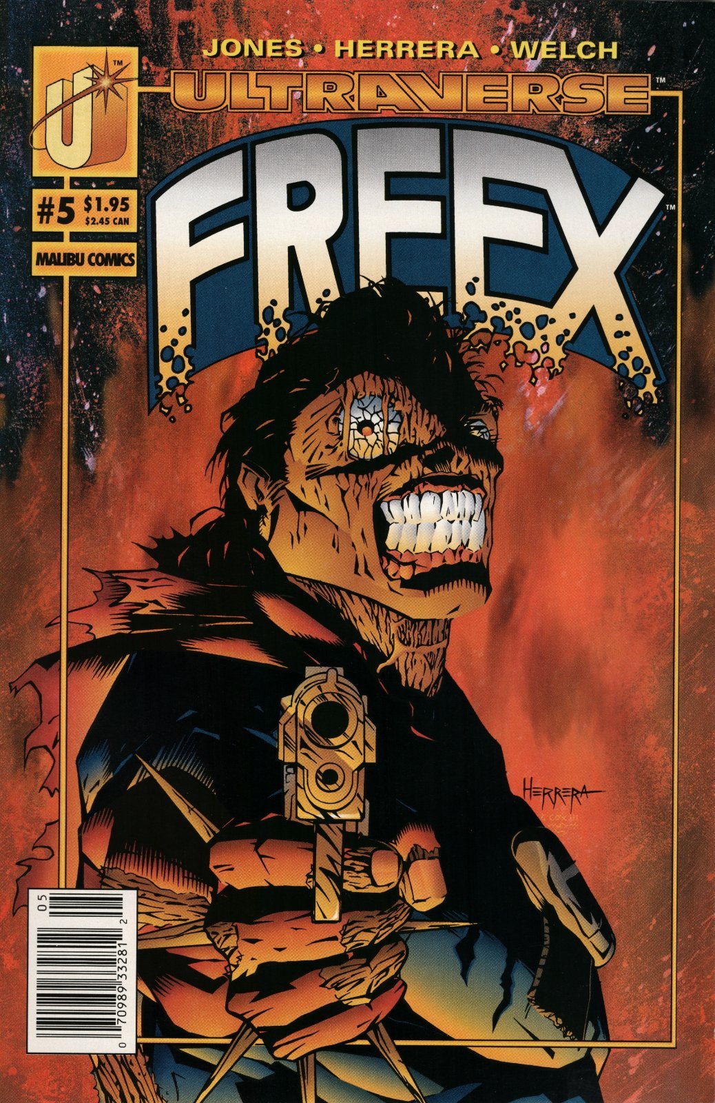 Freex #5 Newsstand (1993-1995) Ultraverse Comics