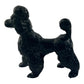 Black Poodle 1.5 Inch Vintage Ceramic Figurine