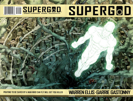 Supergod #3 Wrap Cover (2009-2010) Avatar Press Comics
