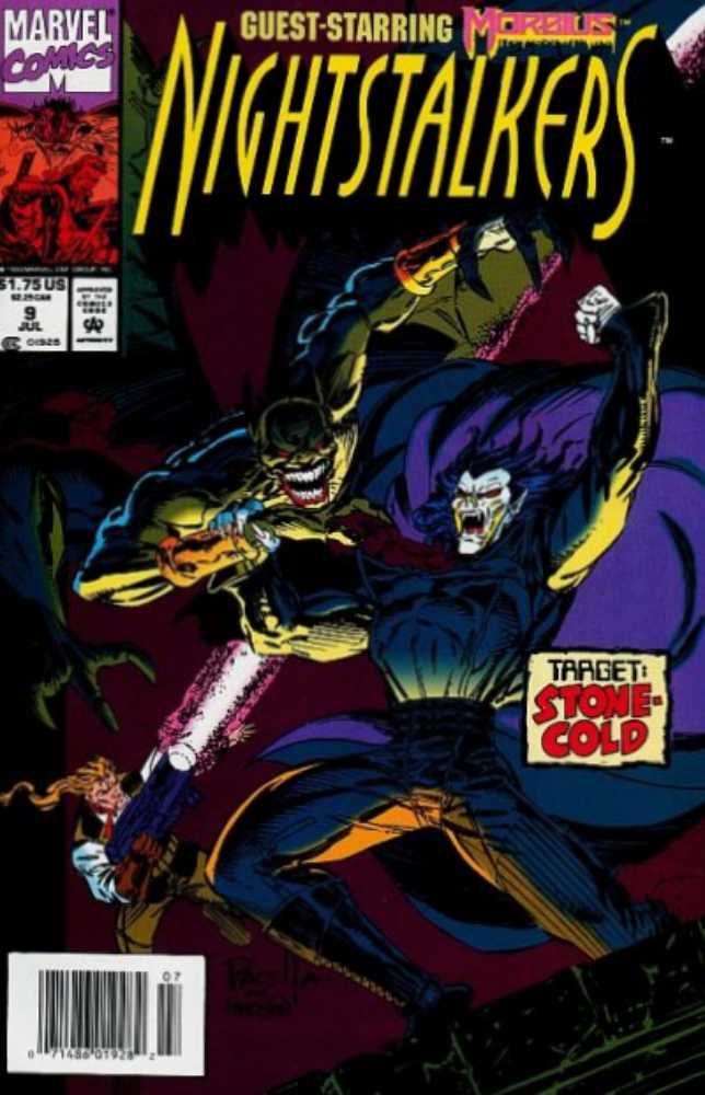 Nightstalkers #9 Newsstand Cover (1992-1994) Marvel