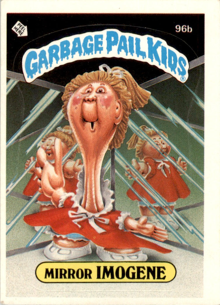 1985 Garbage Pail Kids Series 3 #96b Mirror Imogene One Asterisk VG-EX