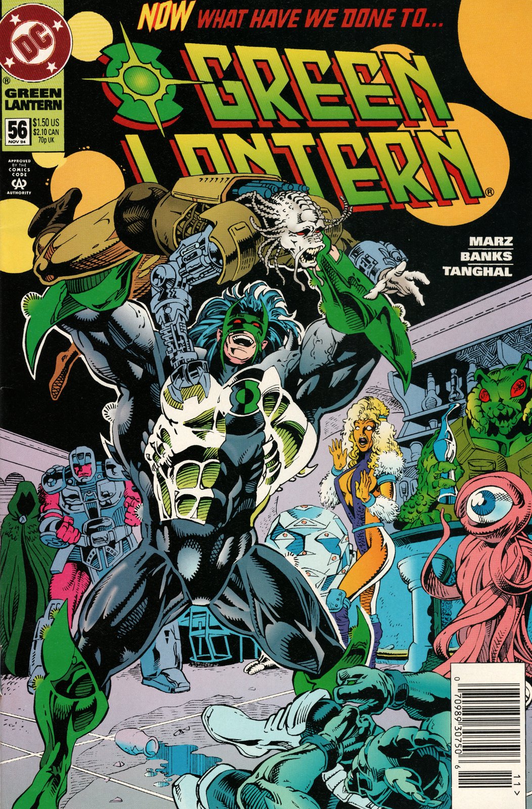 Green Lantern #56 Newsstand Cover (1990-2004) DC Comics