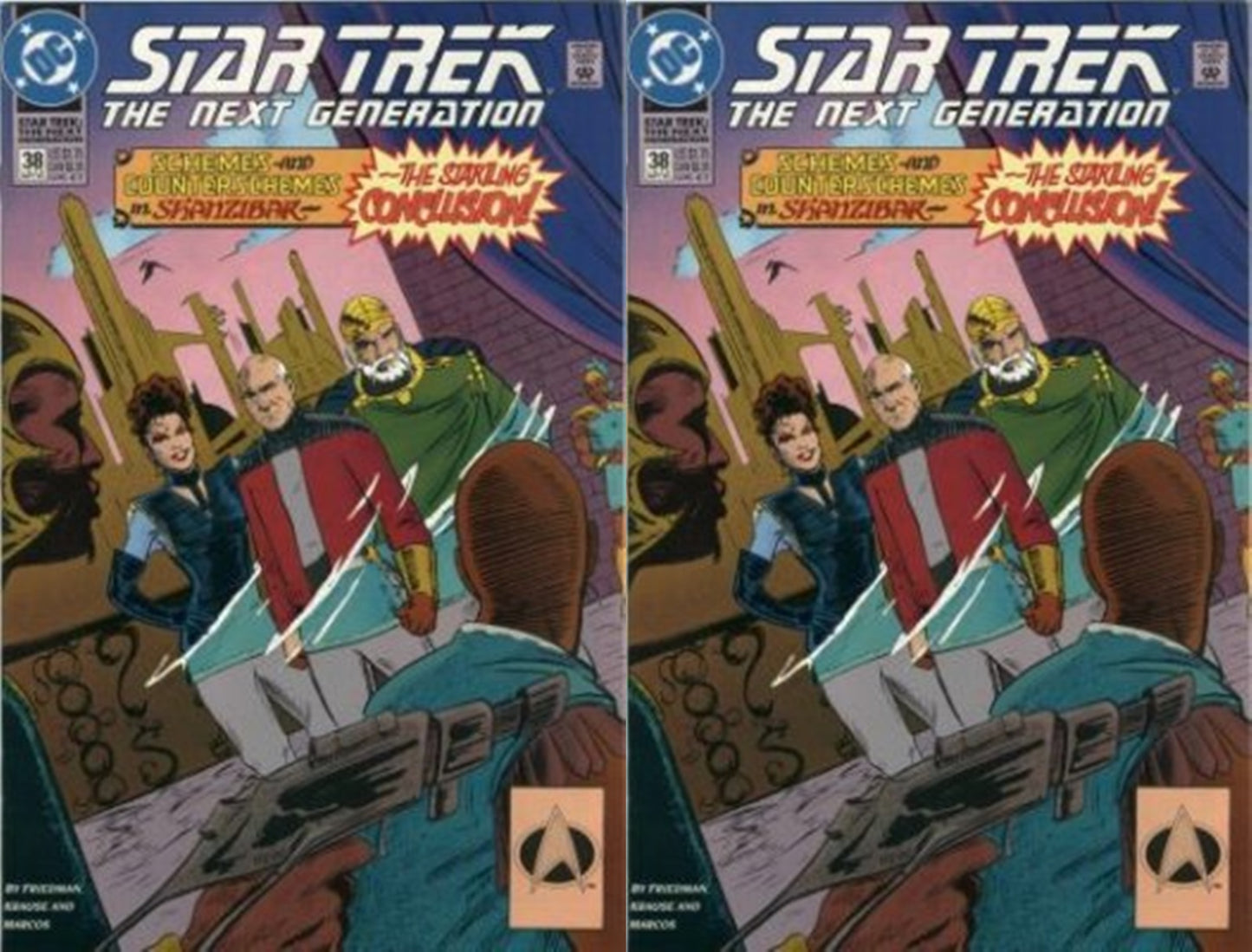 Star Trek: The Next Generation #38 Volume 2 (1989-1995) DC Comics - 2 Comics