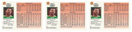 (3) 1991-92 Hoops McDonald's Basketball #43 Ricky Pierce Lot Supersonics