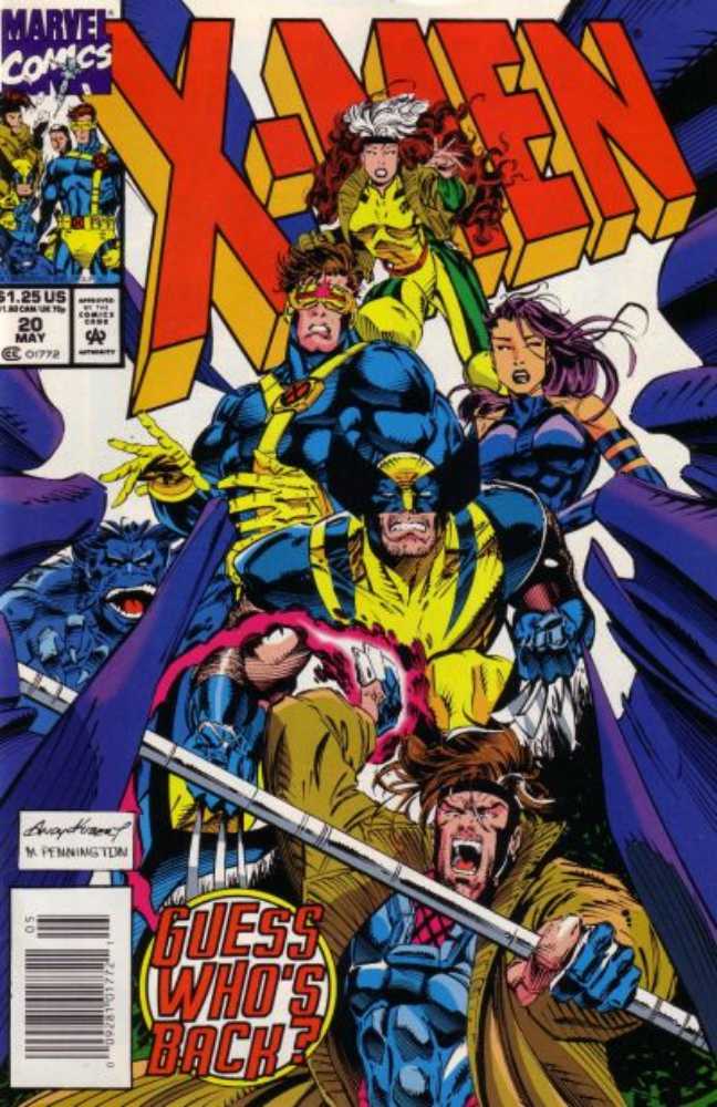 X-Men #20 Newsstand Cover (1991-2001) Marvel Comics
