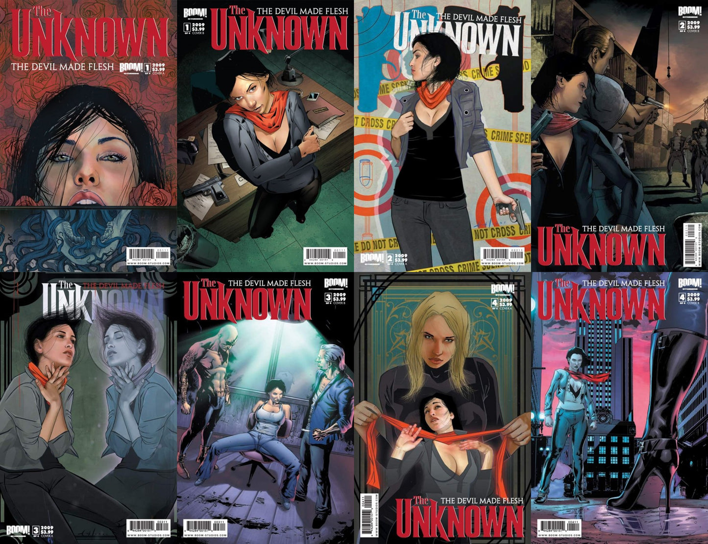 The Unknown: The Devil Made Flesh #1-4 (2009) Boom! Comics - 8 Comics