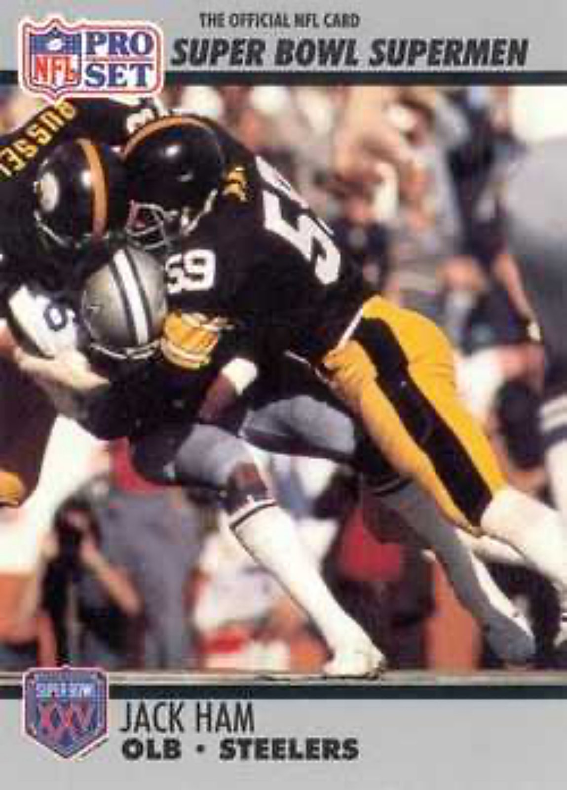 1990-91 Pro Set Super Bowl 160 Football 96 Jack Ham