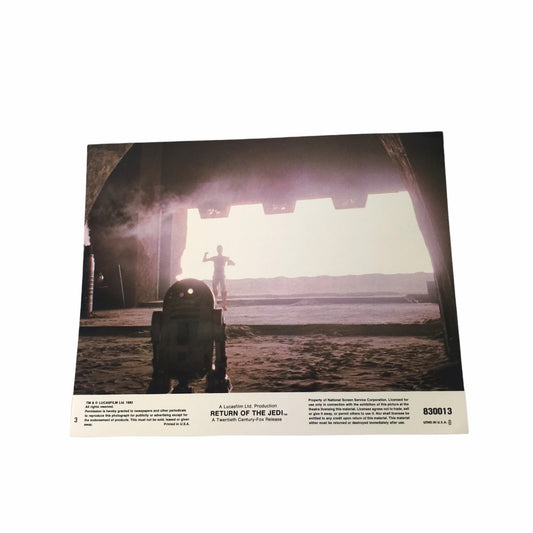 Star Wars Return of the Jedi 8 X 10 Lobby Card  #3 1983 Lucasfilm