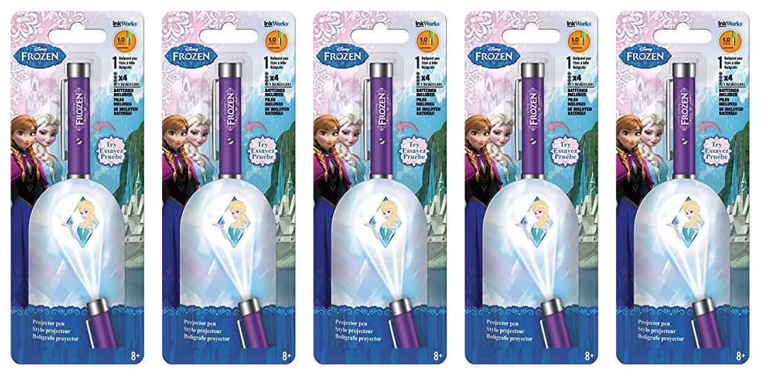(5) Frozen Elsa Projector Pen Lot Gift Party Favors